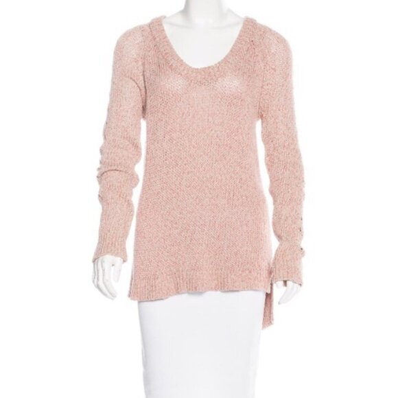 Rag & Bone Pink High Low Slouchy sweater - Picture 1 of 12